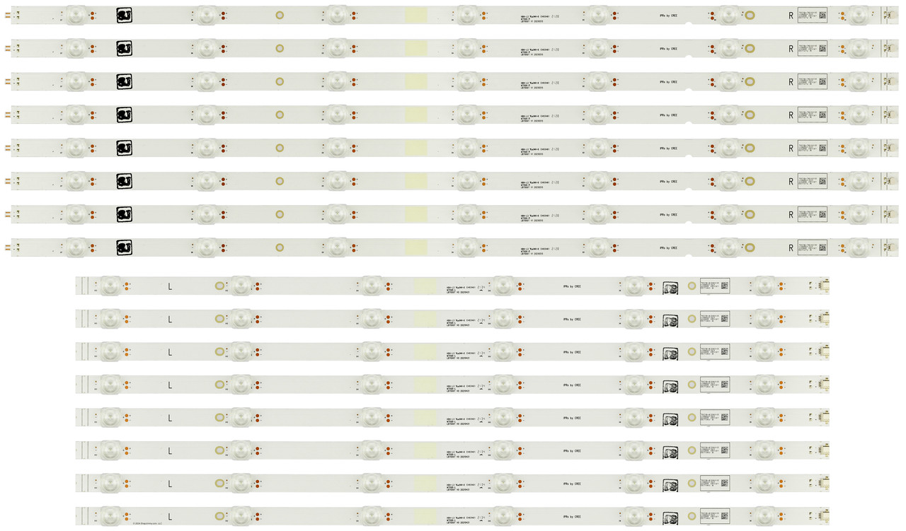 Vizio LB7000T LED Backlight Strips (16) M70Q6-J03