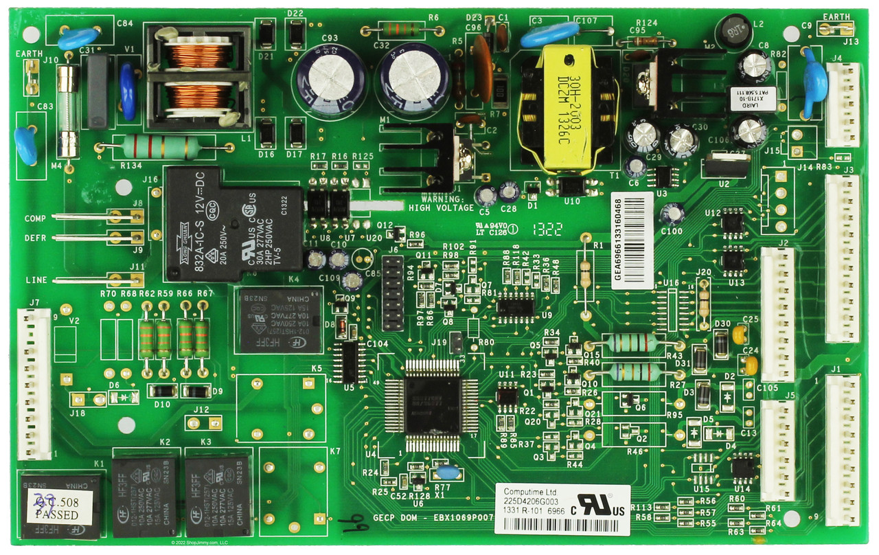GE Refrigerator 225D4206G003 WR55X11033 Main Control Board Assembly