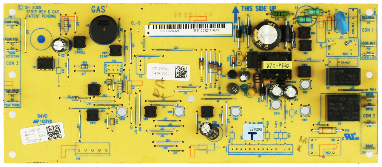 Whirlpool Range W10183057 Control Board
