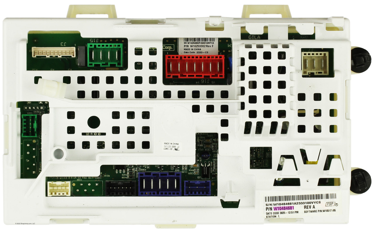 Amana Admiral Roper Washer W10484681 Control Board