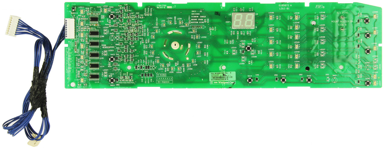 Whirlpool Dryer WPW10051160 W10051160 Control Board