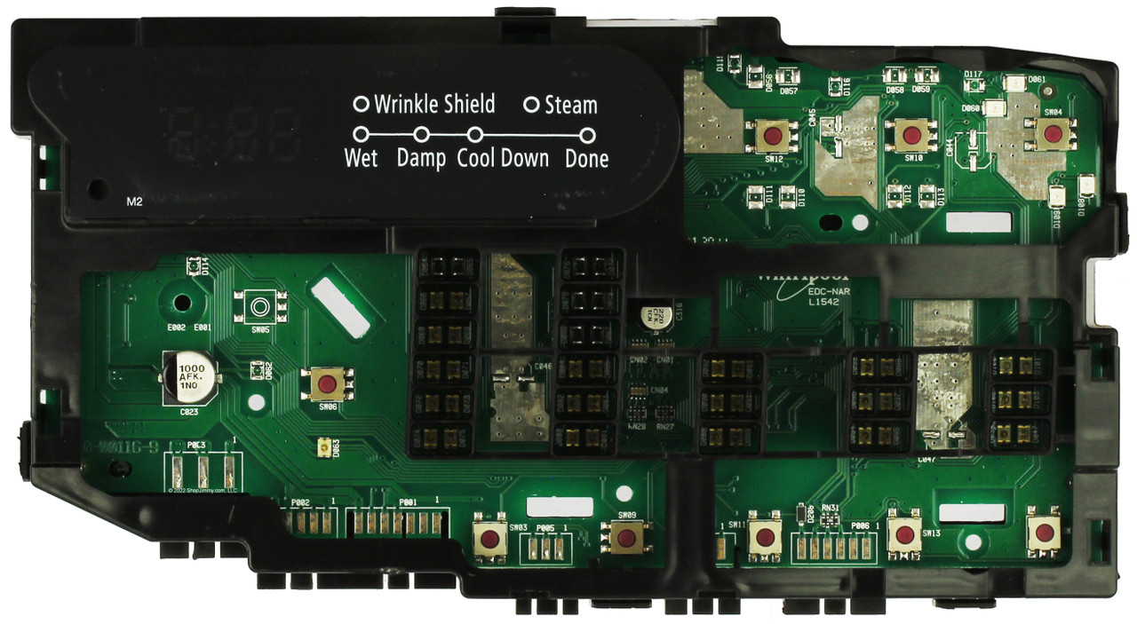 Whirlpool Dryer WPW10288016 W10288016 Control Board