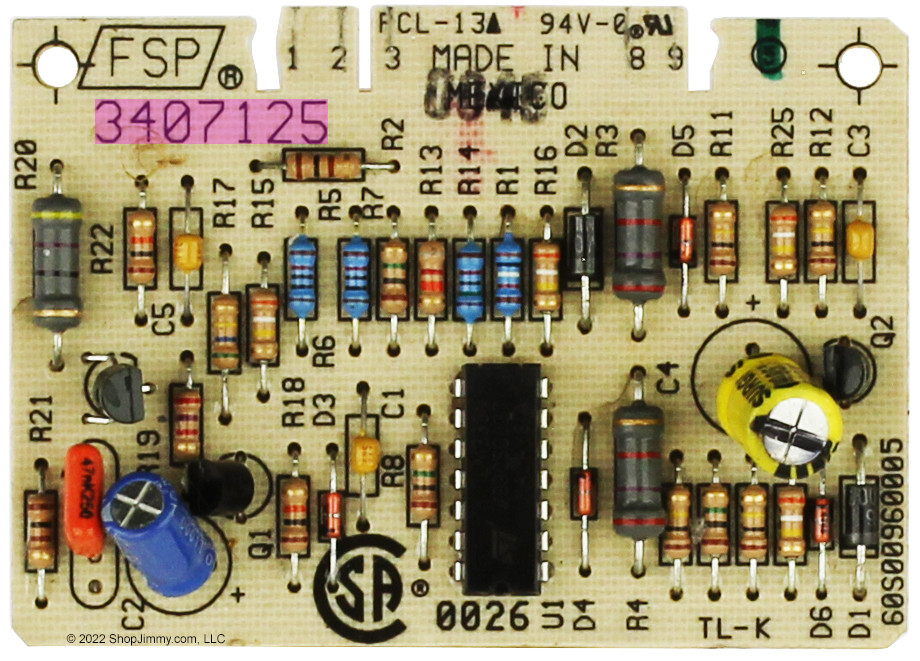 Whirlpool Washer 3407125 Control Board