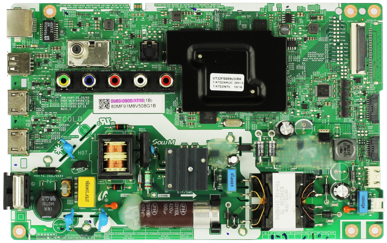 Samsung 0980-0900-1710 Main Board/Power Supply UN32N5300AFXZA VF06
