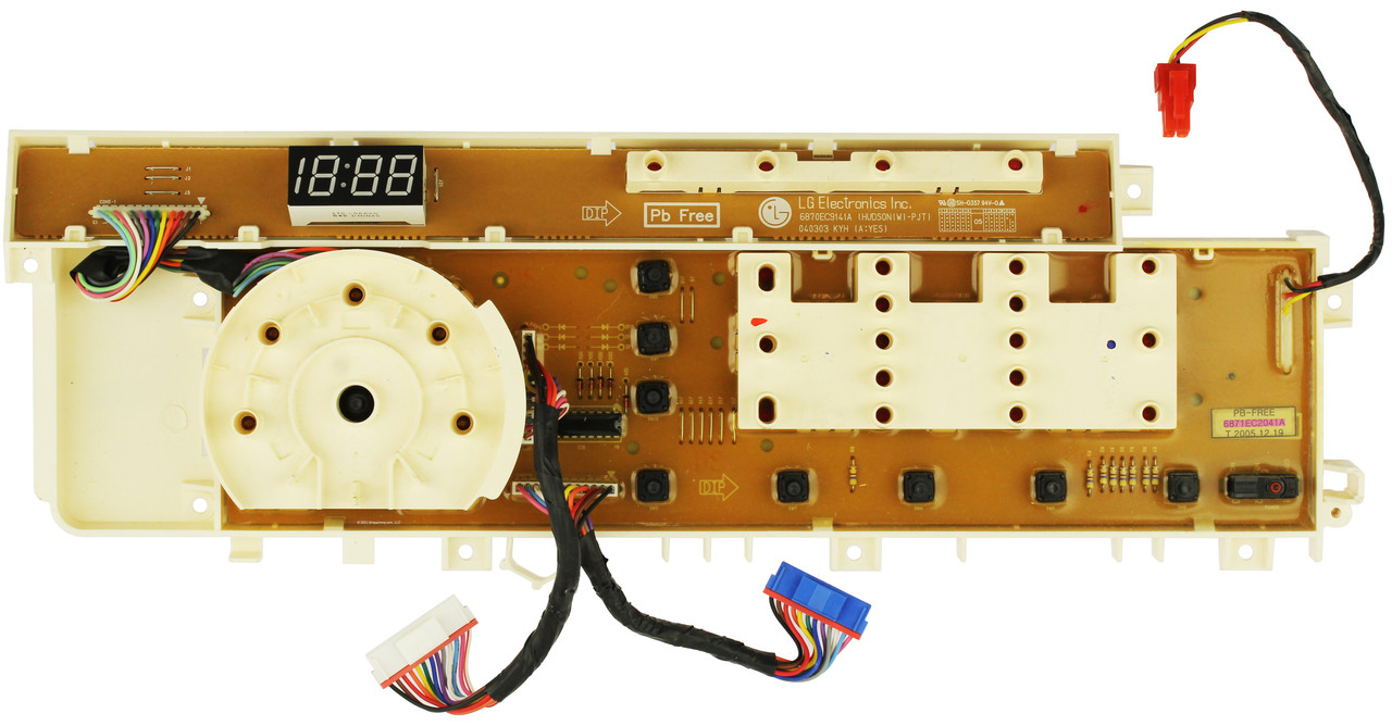 LG Washer 6871EC2041A Display Control Board 