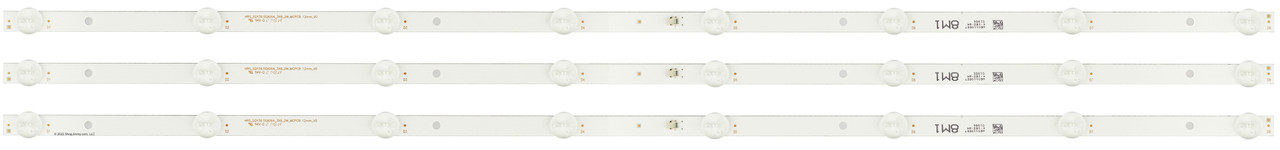 RCA AE0110557 HRS_SQY39_5GA064_3X8 LED Backlight Strips (3) RLEDV4001