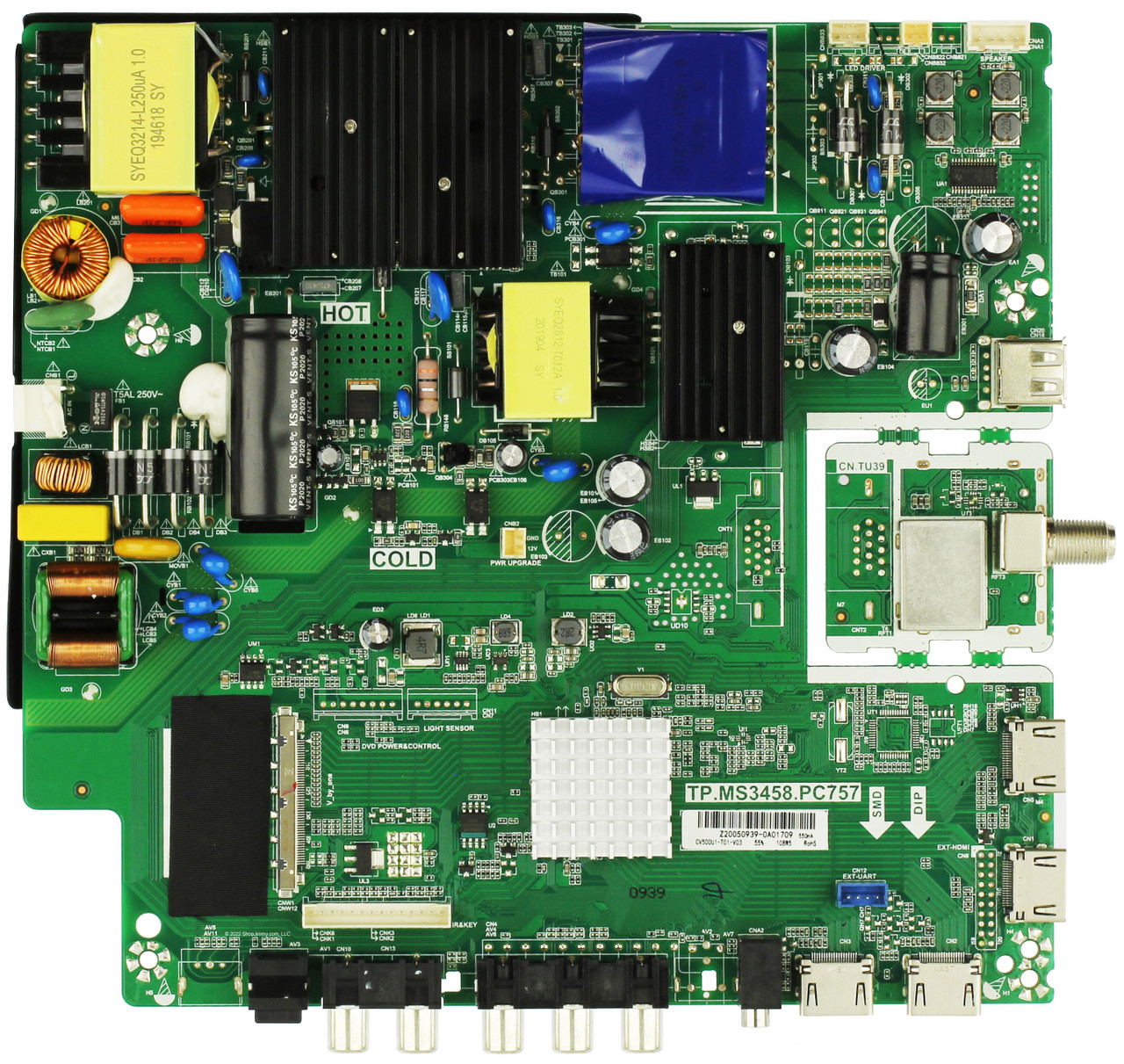 Sceptre Main Board / Power Supply for Sceptre W50 PSTV58GA U515CV-UMR