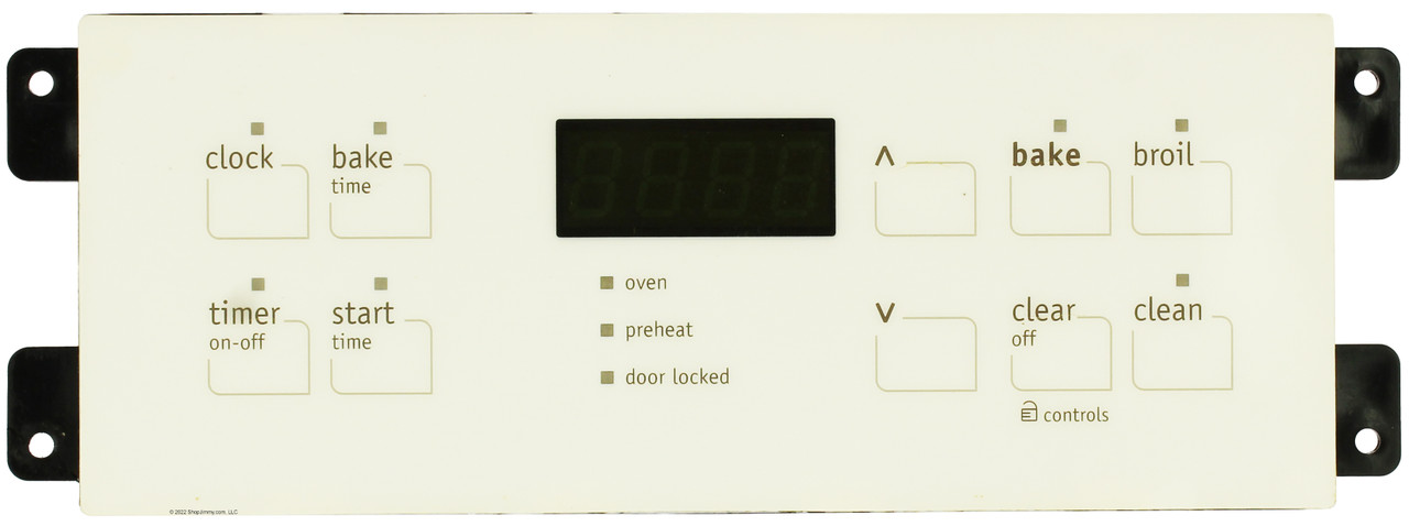 Frigidaire Crosley Oven 316557101 Electronic Clock Timer/Control Board w/White Overlay