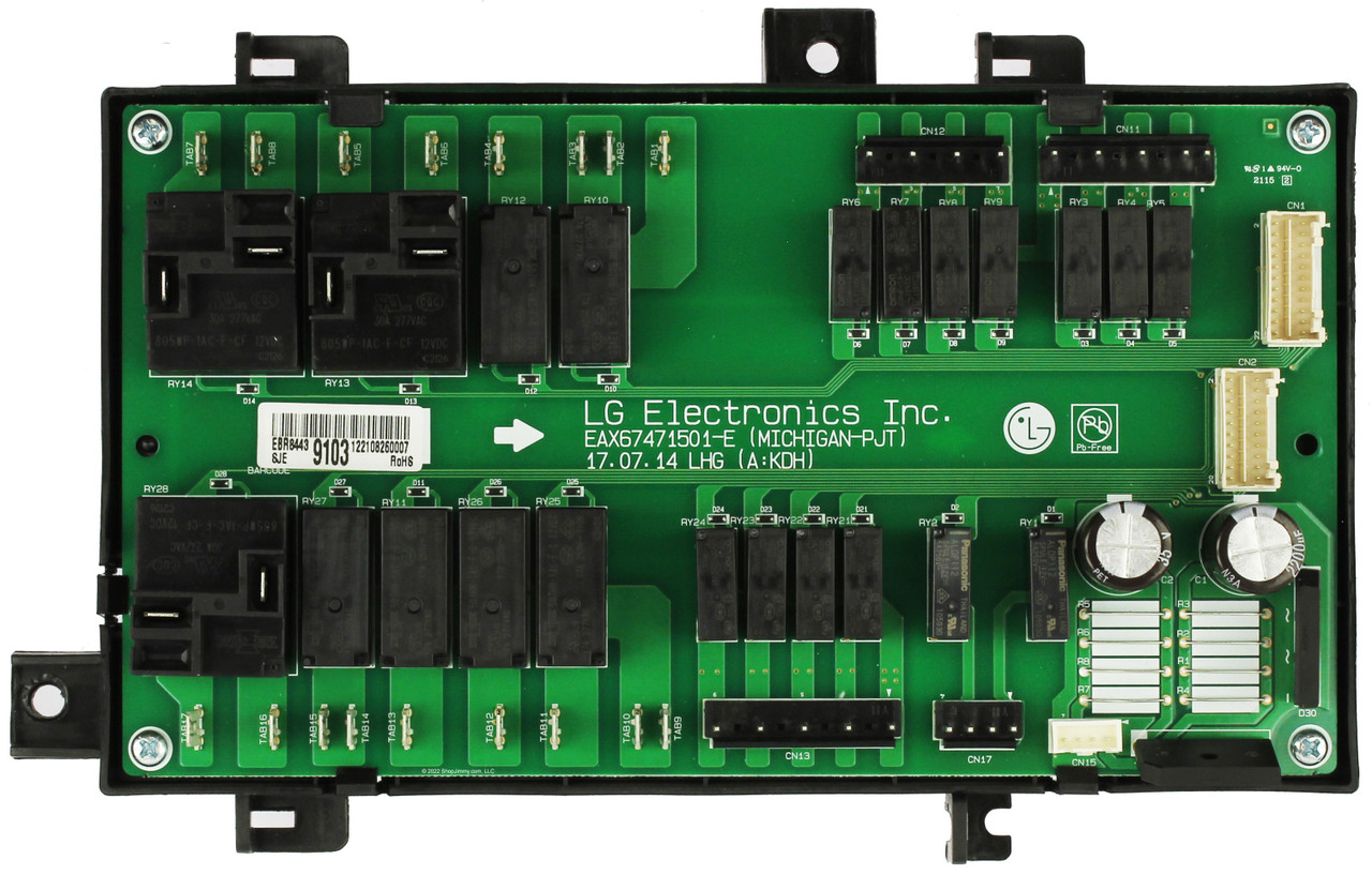 LG Range EBR84439103 Sub PCB Assembly
