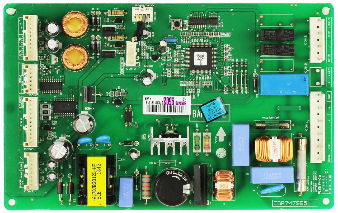 LG Refrigerator EBR74799502 Main Board