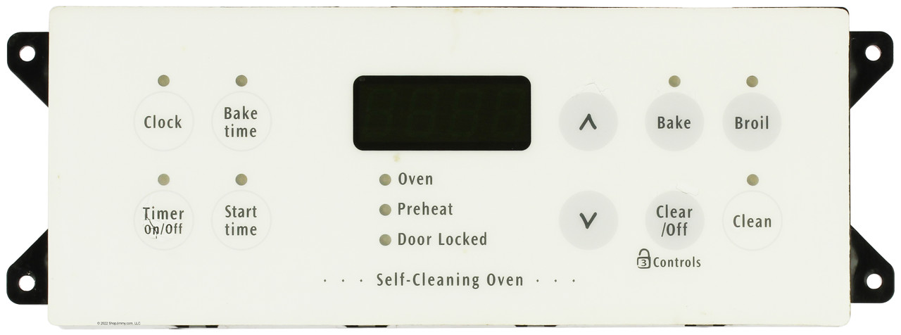 Frigidaire Crosley Oven 316418201 Clock Timer/Control Board w/White Overlay