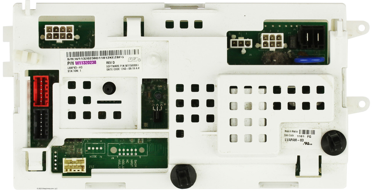 Maytag Whirlpool Washer W11320238 Control Board MVWC565FW2