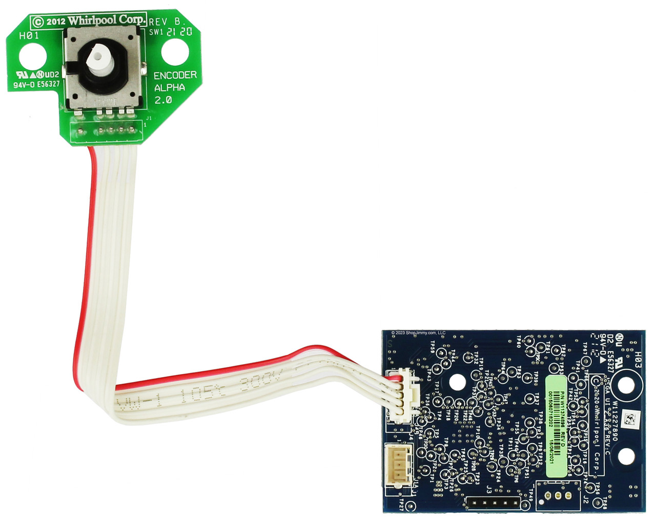 Whirlpool Dryer W11481117 Control Button Board