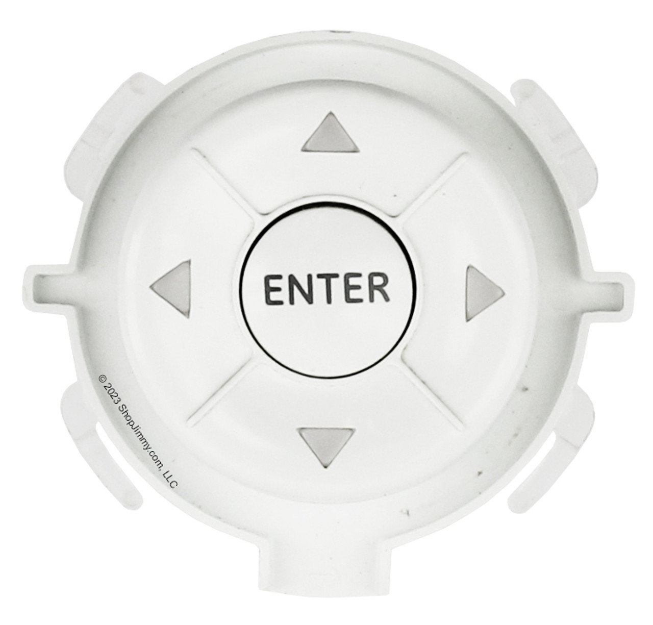 GE Washer WH01X10419 Cluster Button - White