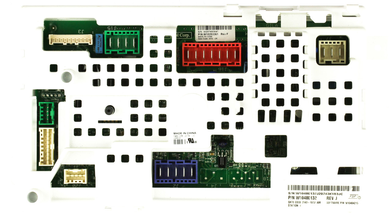 Maytag Washer W10480132 Control Board MVWX700AG0 MVWX700XL2 MVWX700XW2