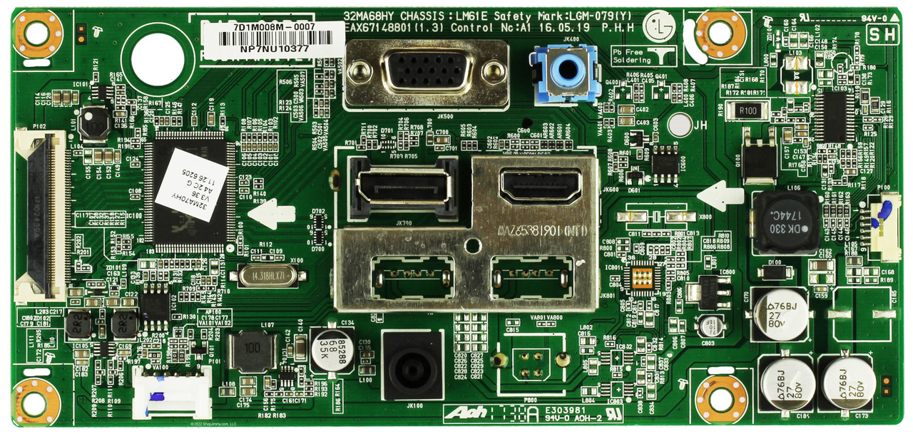 LG EBU63596906 Main Board for 32MA70HY-PA