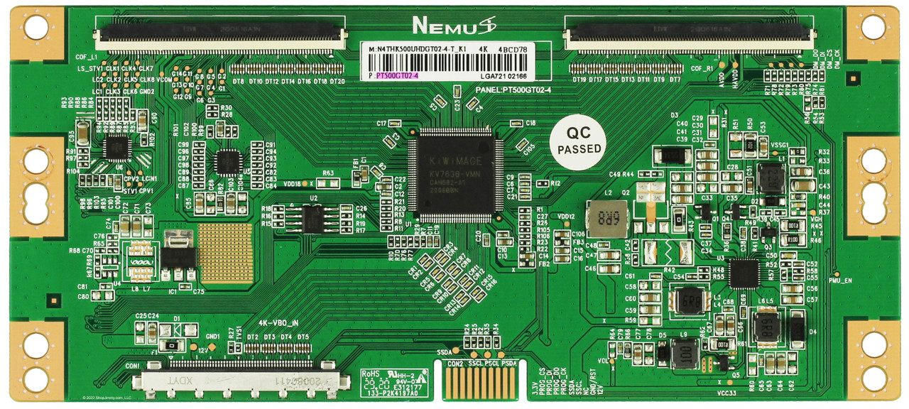 Westinghouse PT500GT02-4 T-Con Board