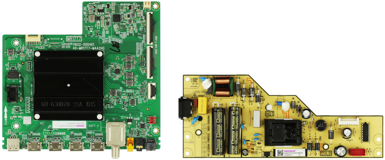 TCL 液晶テレビ50P715 基盤セット Tcl 50P715 Mainboard (Id573 881485)