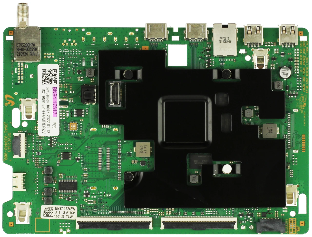 Samsung BN94-17512F Main Board UN55AU8000FXZA (Version FA01) SEE NOTE