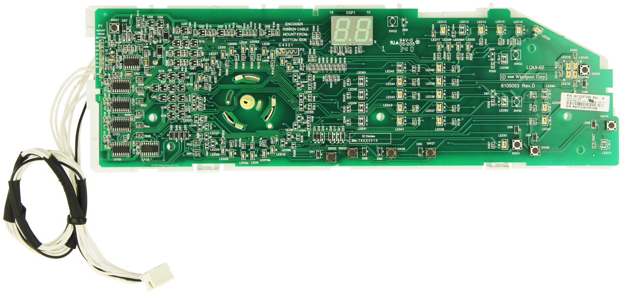 Whirlpool Dryer WPW10298628 W10298628 Control Board