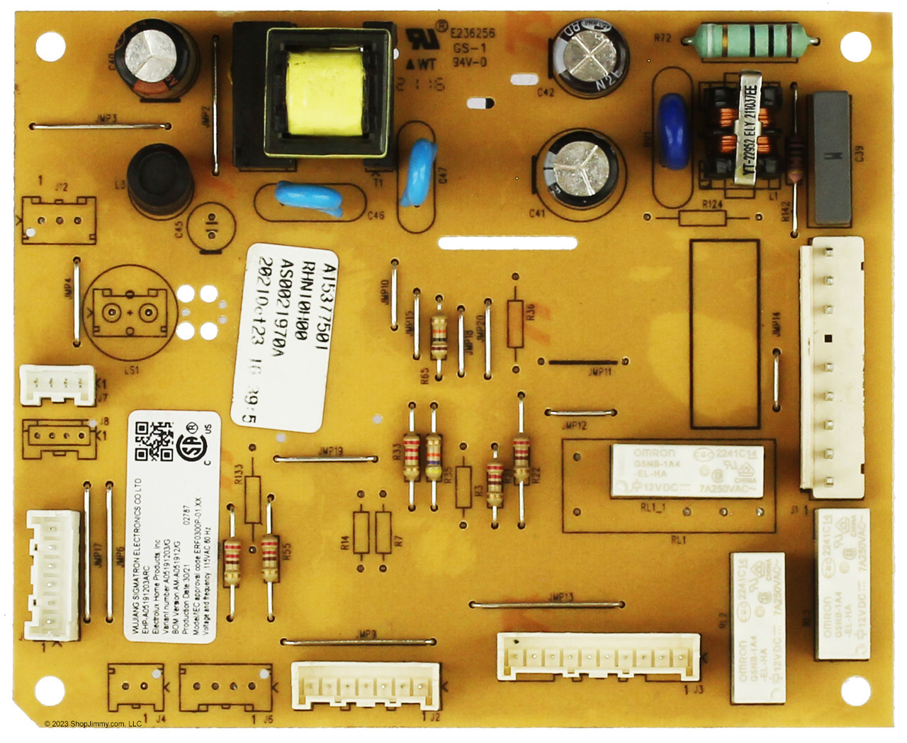 Frigidaire Refrigerator A05191203ARC Control Board