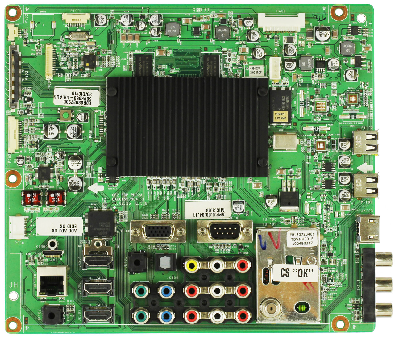 LG EBR68027905 (EAX61557904) Main Board for 50PK950-UA