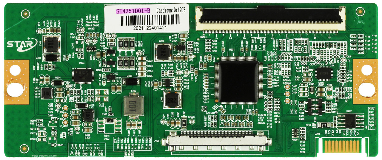 Westinghouse ST4251D01-B T-Con Board