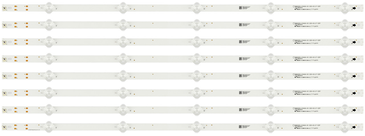 Vizio 303IN650032 LED Backlight Strips (8) V655-J09 NEW
