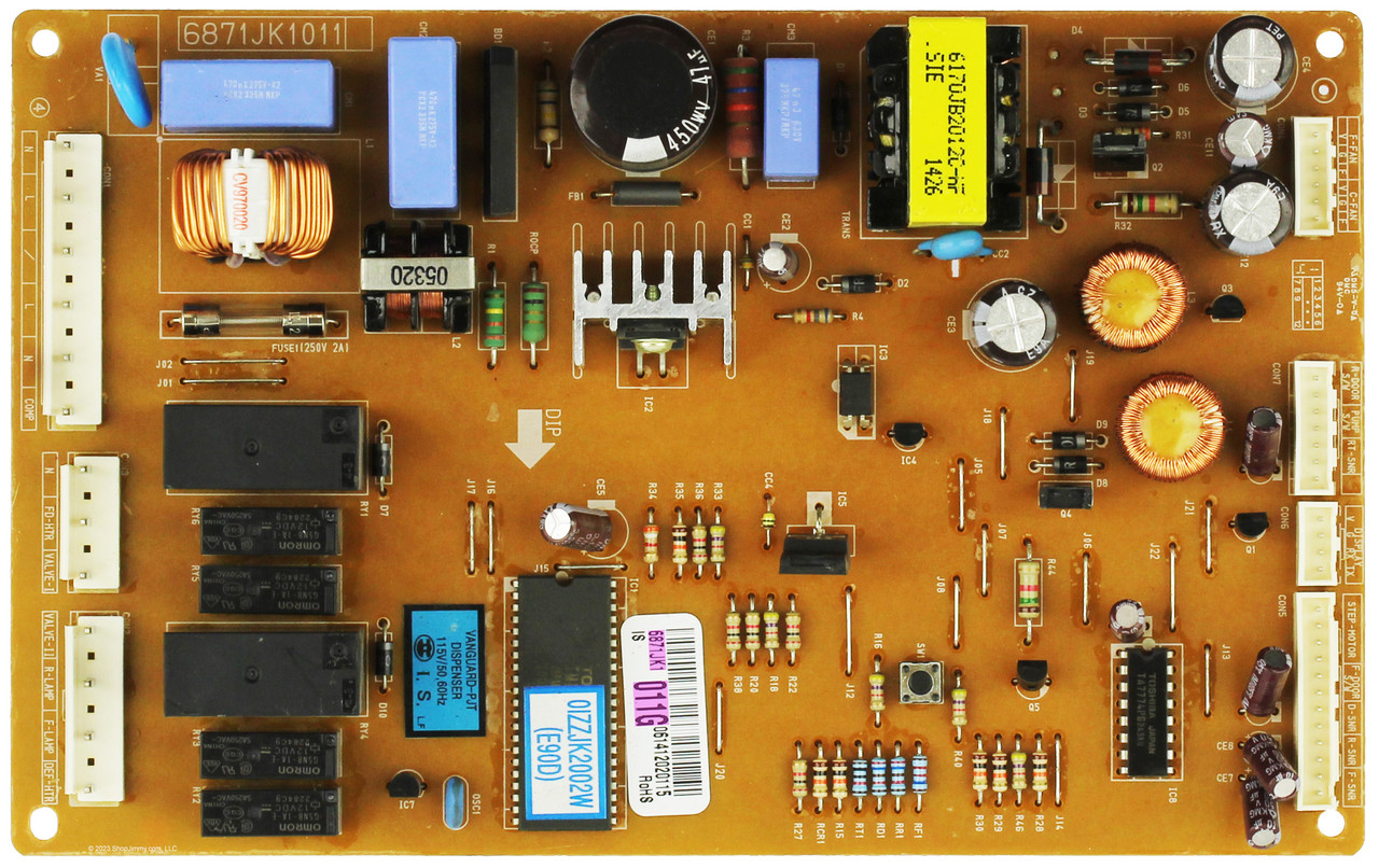 LG Refrigerator 6871JK1011G Main Board
