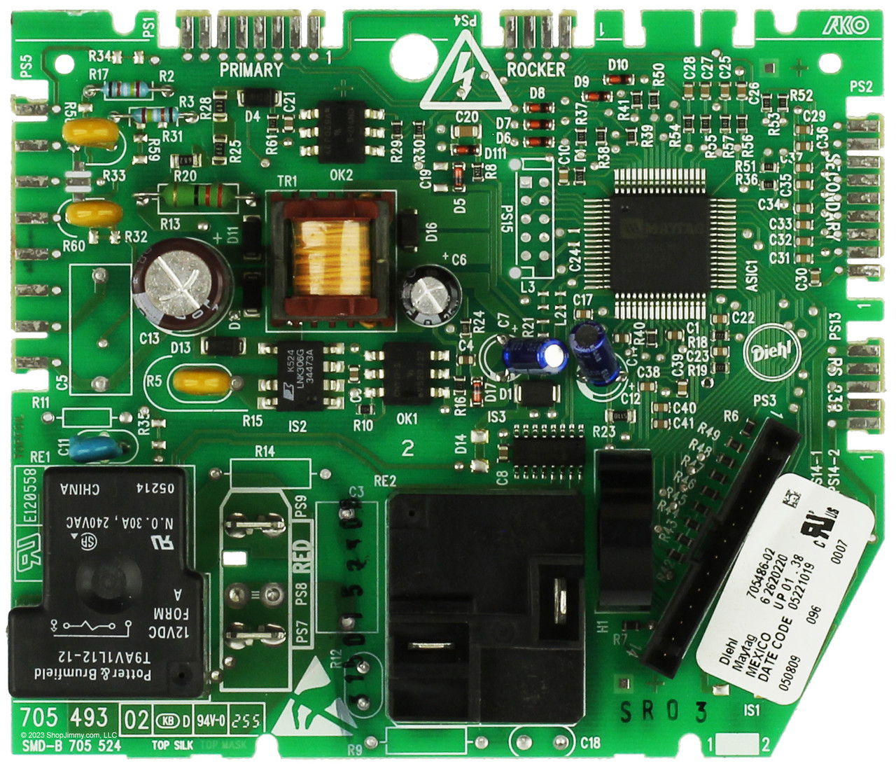 Maytag Dryer 62620220 Control Board