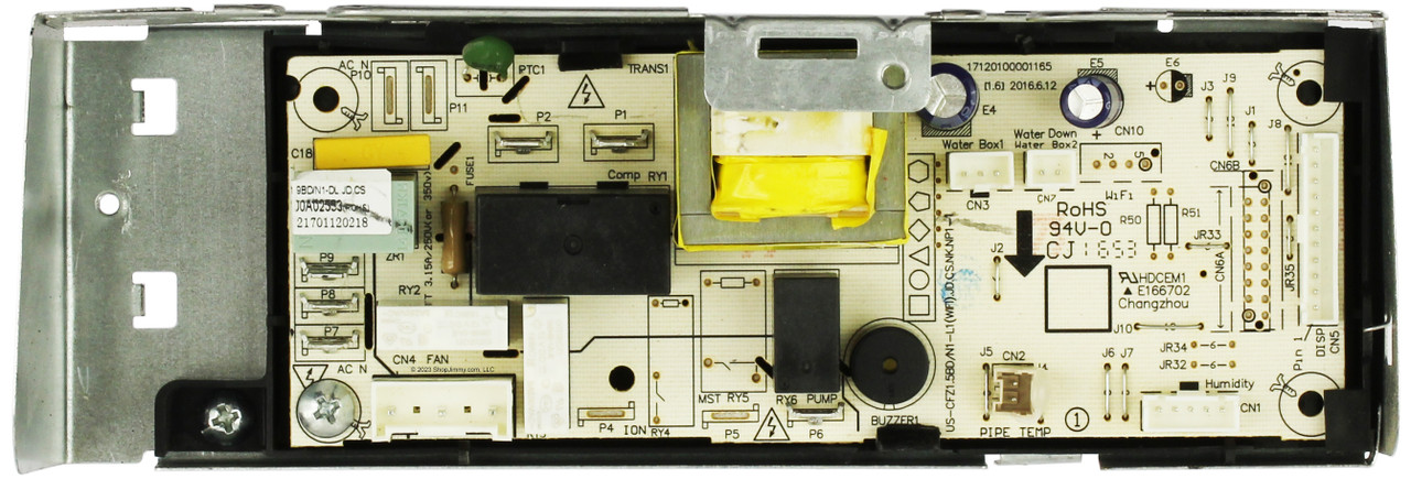 Whynter Dehumidifier 17120100A02553 Power Board