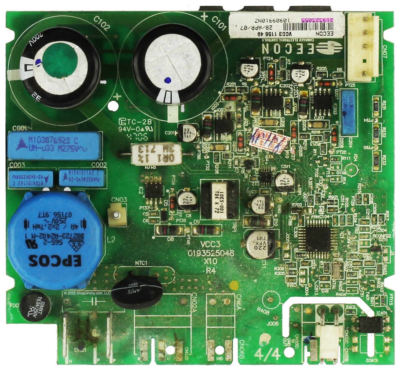 GE Refrigerator 219323055 Inverter Board