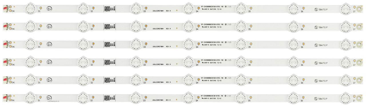 Philips UDULEDREF004 LED Backlight Strips (6) 50PFL5766/F7
