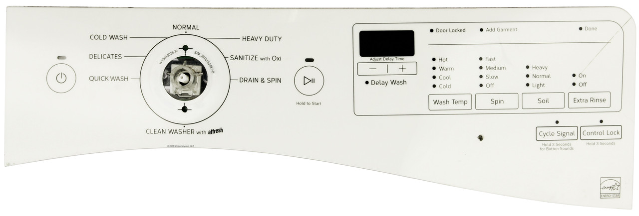 Whirlpool Washer W10640072 Main Control Board 
