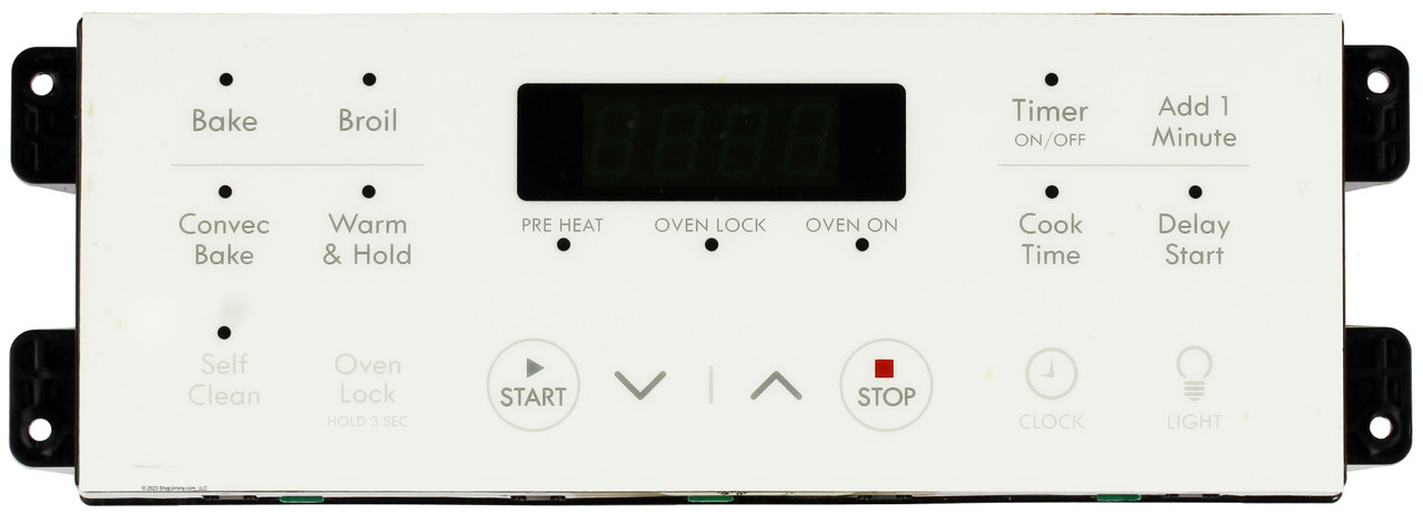Kenmore Electrolux Oven 316630001 Electronic Clock Timer, White Overlay