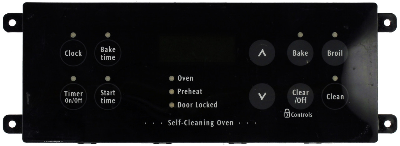 Electrolux Oven 316418202 Electronic Clock Timer ES300, Black Overlay