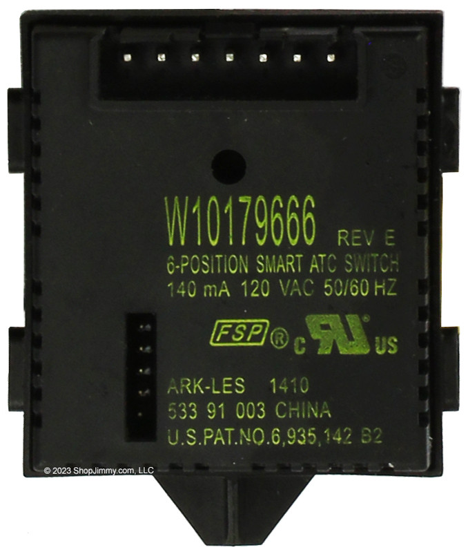 Whirlpool Washer WPW10179666 W10179666 Termp Switch