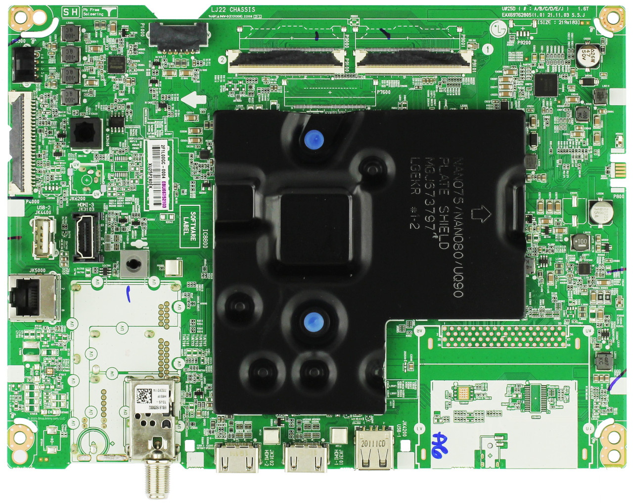 LG EBU66752103 Main Board for 43NANO75UQA.BUSSLJM