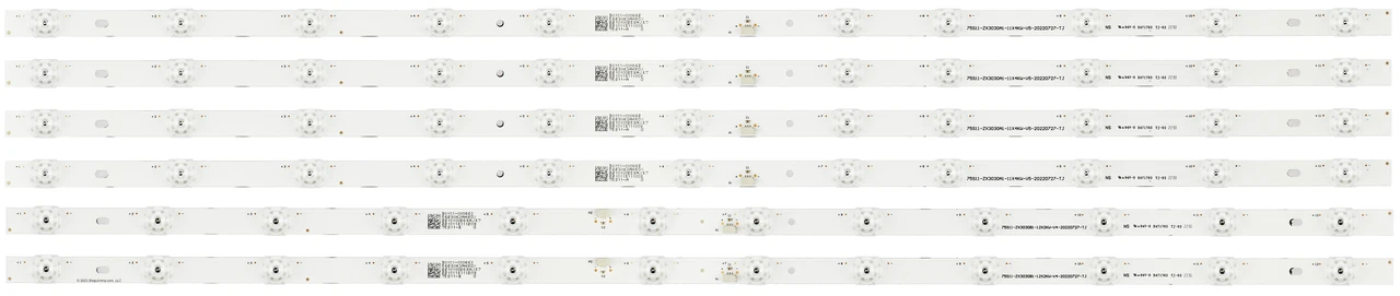 TCL B0101-000662/B0101-000663 LED Backlight Strips (6) 75S455 75S453 75S451