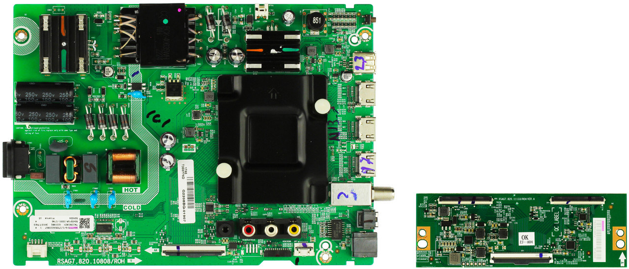 Hisense 50R6E4 Complete LED TV Repair Parts Kit VERSION 2