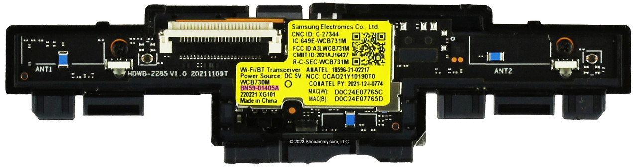 Samsung BN59-01405A (WCB731M) Wi-Fi and Bluetooth Wireless Module