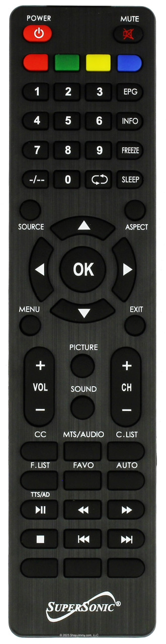 SuperSonic Remote Control for SC-3222 -- New