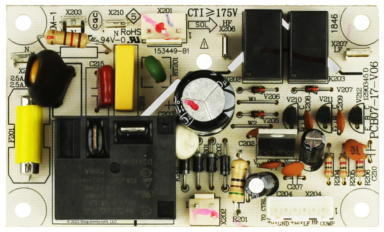 Hisense Dehumidifier K1306335 Power Board