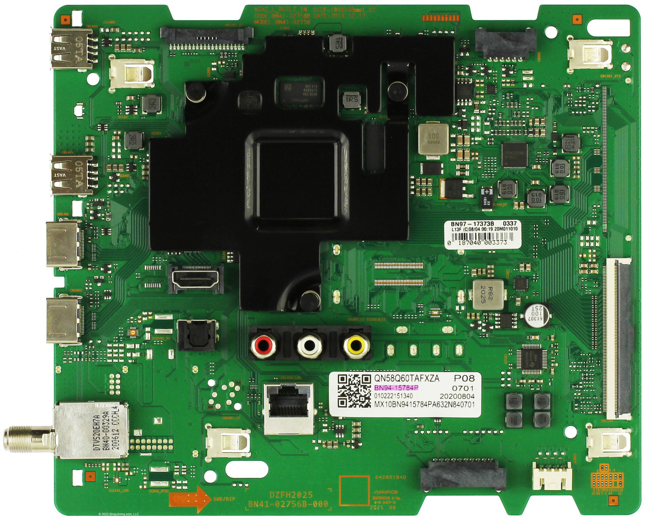 Samsung BN94-15784P Main Board for QN58Q60TAFXZA (SEE NOTE)