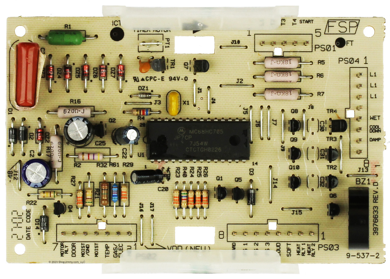 Whirlpool Dryer 3978950 Control Board