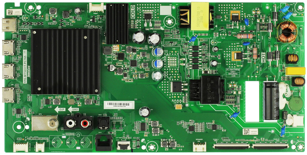 Vizio Main Board / Power Supply for 6M03A0009800J V505M-K09 (LINIM5KY Serial)