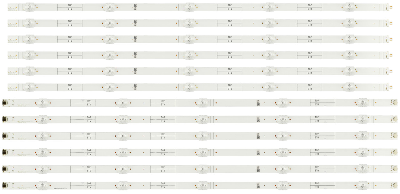 Vizio LB65092 LED Backlight Strips (12) V655M-K03
