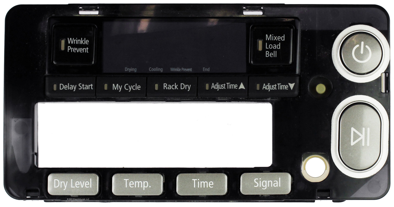 Samsung Dryer DC97-16622A Button Assembly - Silver Buttons