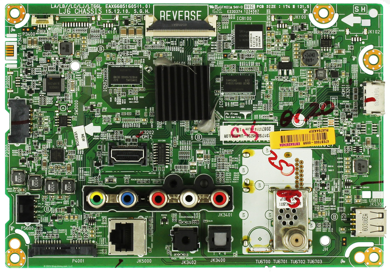 LG EBT64297434 Main Board for 50LH5730-UA.BUSJLOR