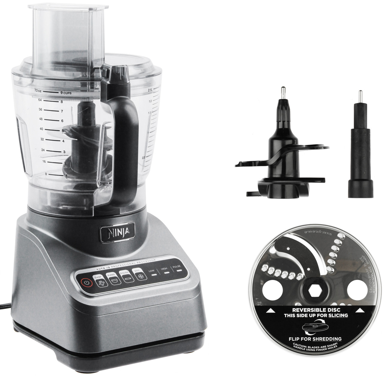 Ninja NN100UK Ultimate Chopper, Blender & Mini Food Processor with Auto iQ  [Energy Class A+] 220 volts NOT FOR USA